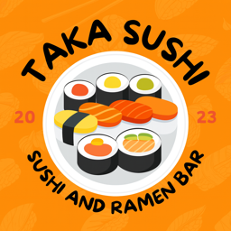 Taka Sushi logo.
